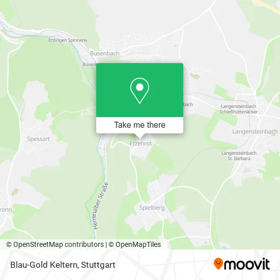 Карта Blau-Gold Keltern