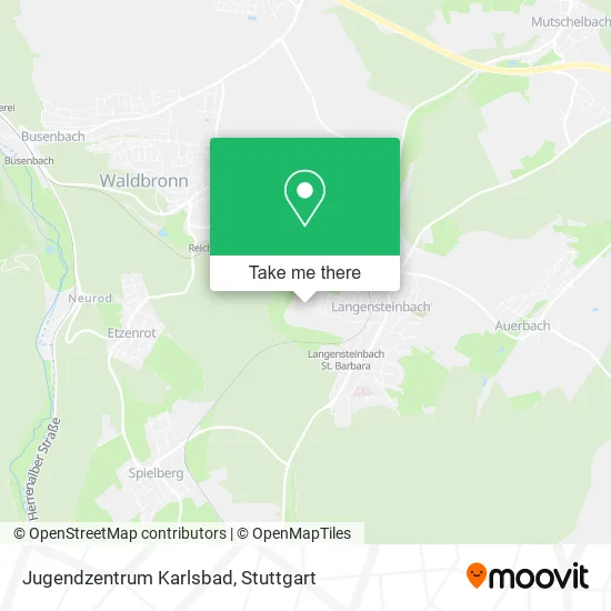 Карта Jugendzentrum Karlsbad