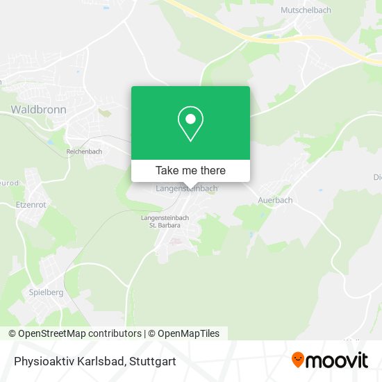 Карта Physioaktiv Karlsbad