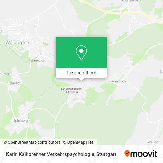 Карта Karin Kalkbrenner Verkehrspsychologie