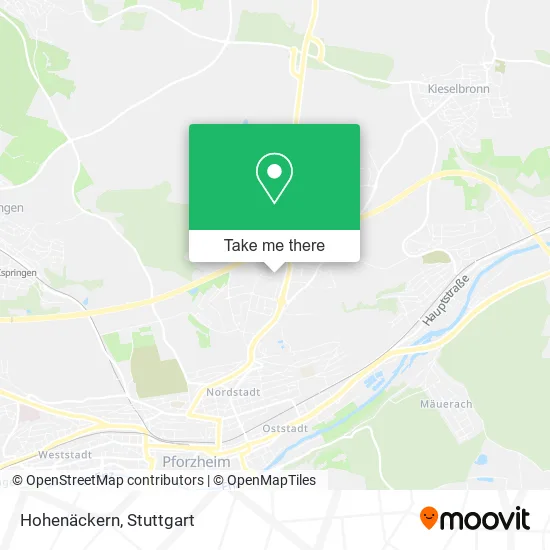 Карта Hohenäckern