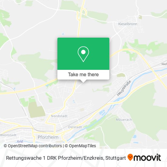 Rettungswache 1 DRK Pforzheim / Enzkreis map