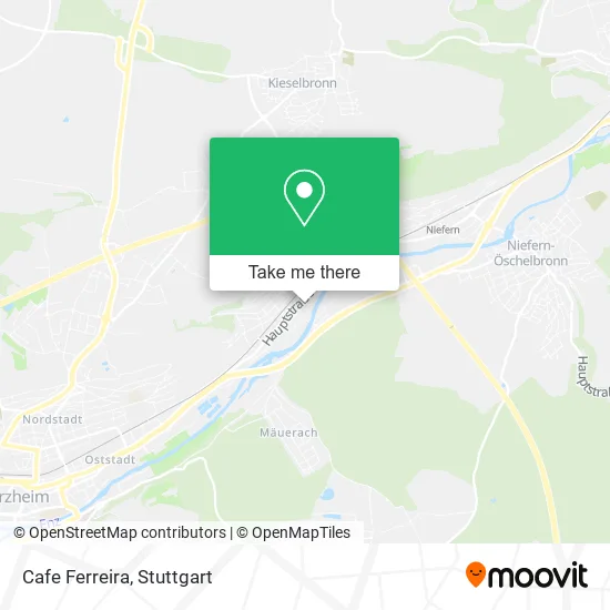 Карта Cafe Ferreira