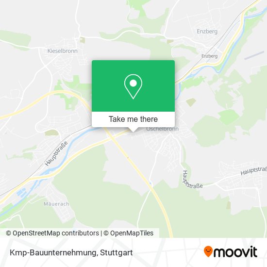 Kmp-Bauunternehmung map