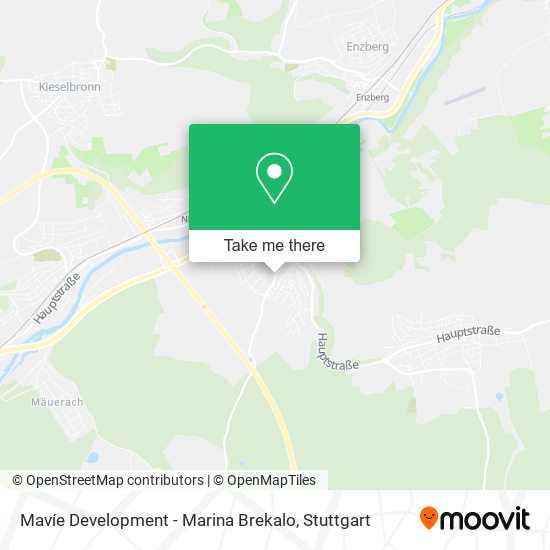 Карта Mavíe Development - Marina Brekalo