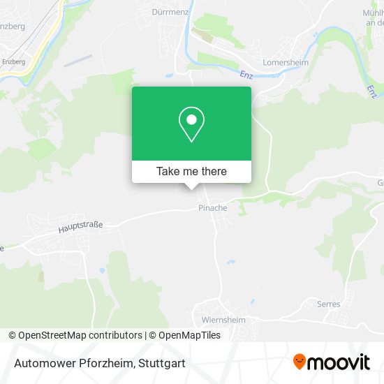 Automower Pforzheim map