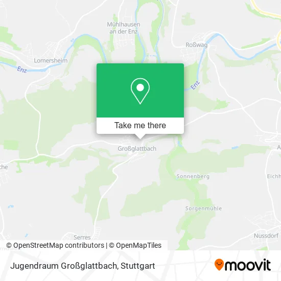 Карта Jugendraum Großglattbach
