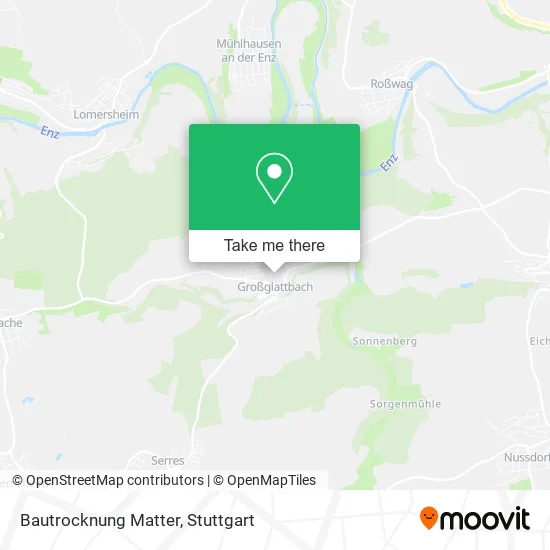 Карта Bautrocknung Matter