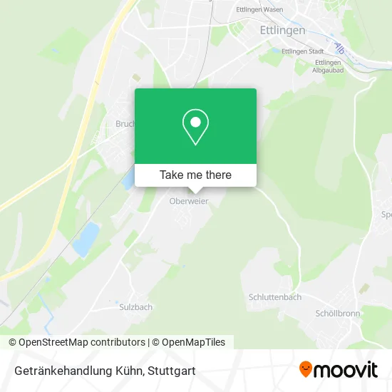 Карта Getränkehandlung Kühn