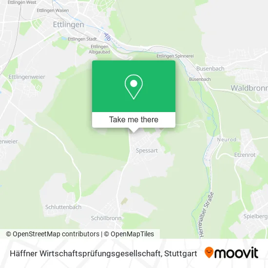 Карта Häffner Wirtschaftsprüfungsgesellschaft