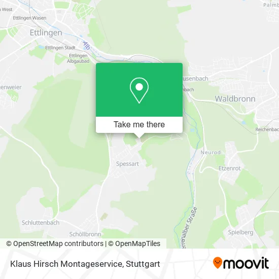 Карта Klaus Hirsch Montageservice