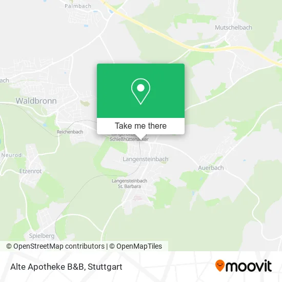 Карта Alte Apotheke B&B
