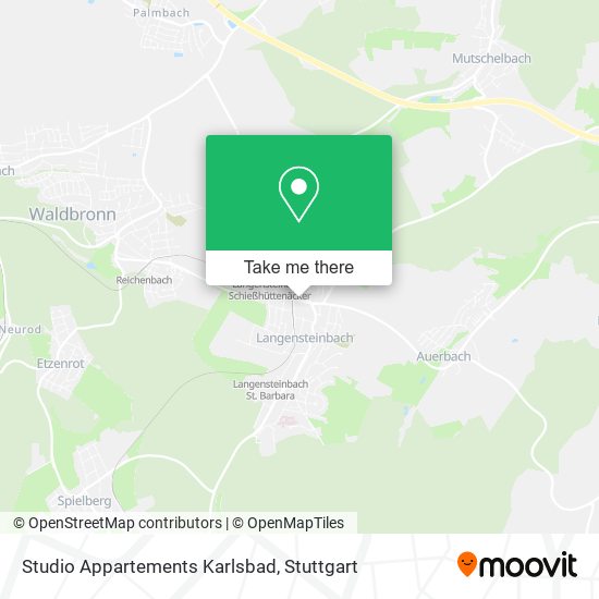 Карта Studio Appartements Karlsbad