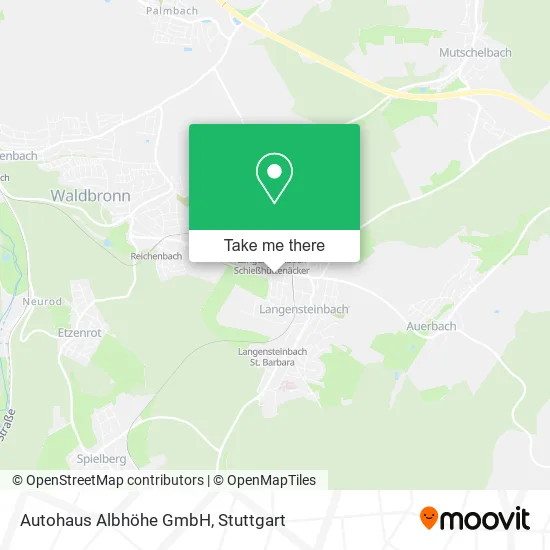 Карта Autohaus Albhöhe GmbH