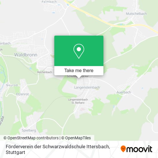 Карта Förderverein der Schwarzwaldschule Ittersbach