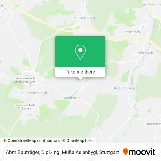 Карта Abm Bauträger, Dipl.-Ing. Mußa Aslanbygi