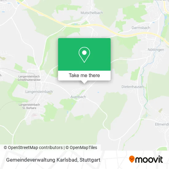 Карта Gemeindeverwaltung Karlsbad
