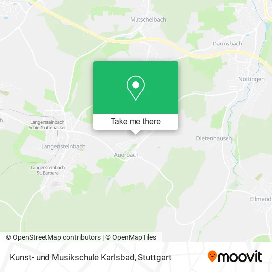 Карта Kunst- und Musikschule Karlsbad