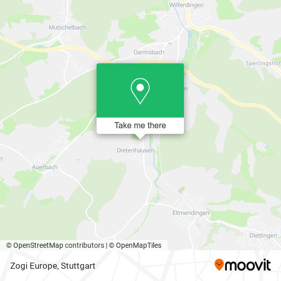 Карта Zogi Europe