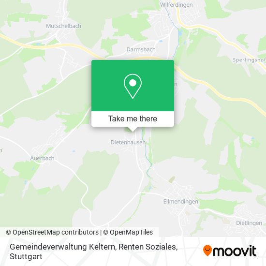 Gemeindeverwaltung Keltern, Renten Soziales map