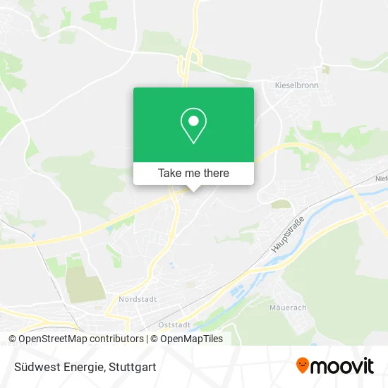 Карта Südwest Energie