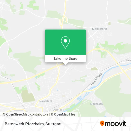 Карта Betonwerk Pforzheim