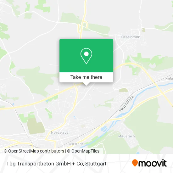 Карта Tbg Transportbeton GmbH + Co