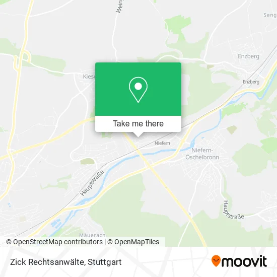 Карта Zick Rechtsanwälte