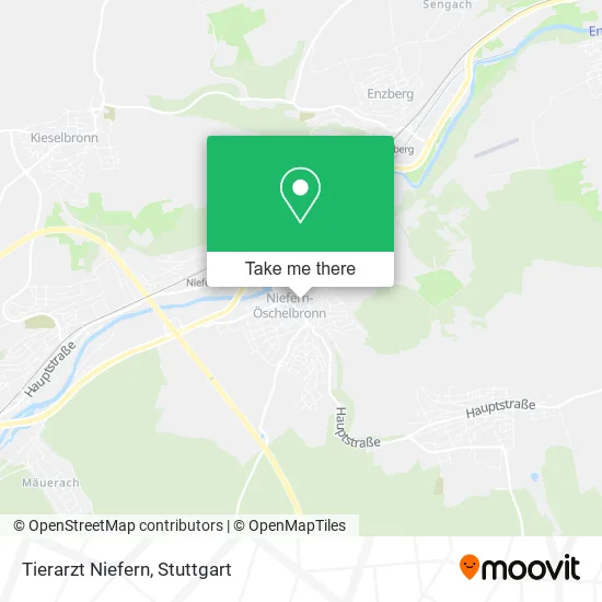 Карта Tierarzt Niefern