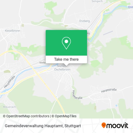 Gemeindeverwaltung Hauptamt map