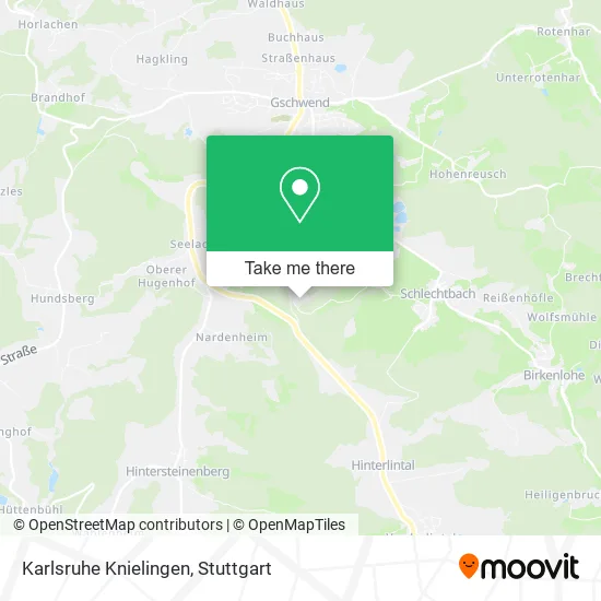 Карта Karlsruhe Knielingen