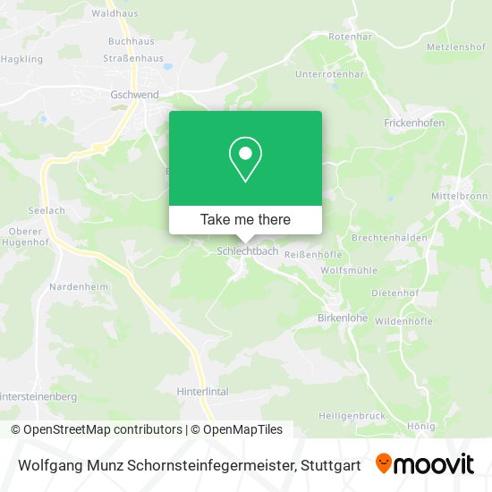 Wolfgang Munz Schornsteinfegermeister map