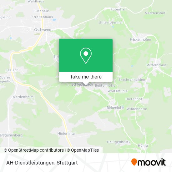 AH-Dienstleistungen map