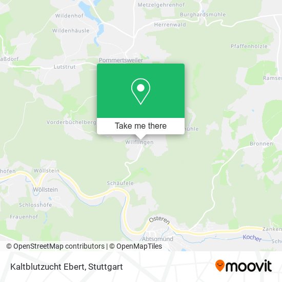 Карта Kaltblutzucht Ebert