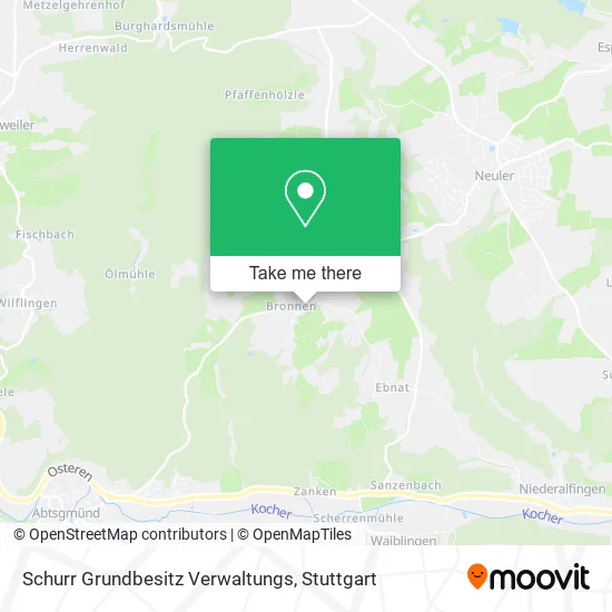 Карта Schurr Grundbesitz Verwaltungs