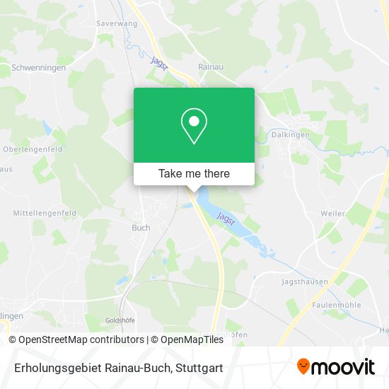 Erholungsgebiet Rainau-Buch map