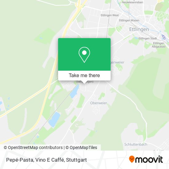 Pepé-Pasta, Vino E Caffé map