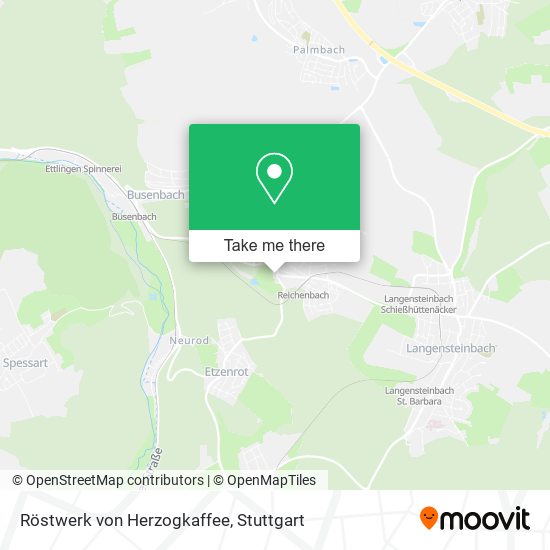 Röstwerk von Herzogkaffee map