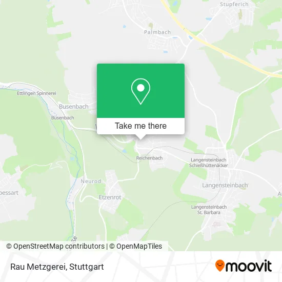 Карта Rau Metzgerei