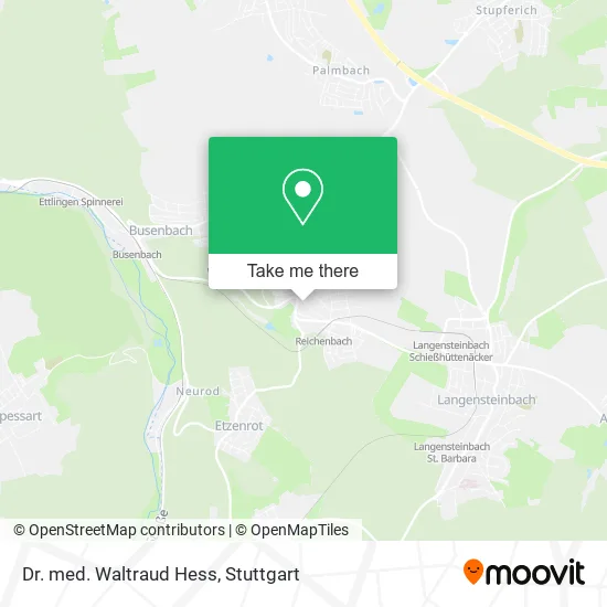 Карта Dr. med. Waltraud Hess
