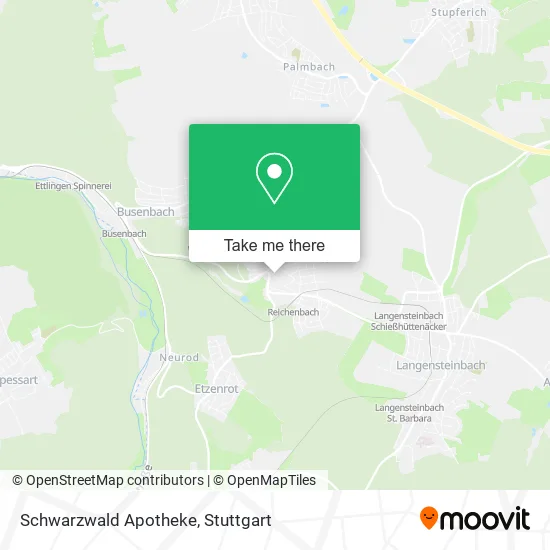 Карта Schwarzwald Apotheke