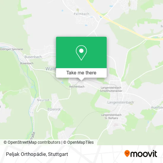 Карта Peljak Orthopädie