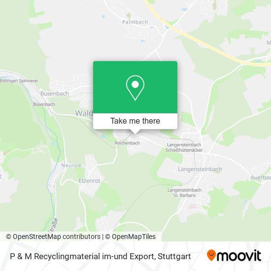 P & M Recyclingmaterial im-und Export map