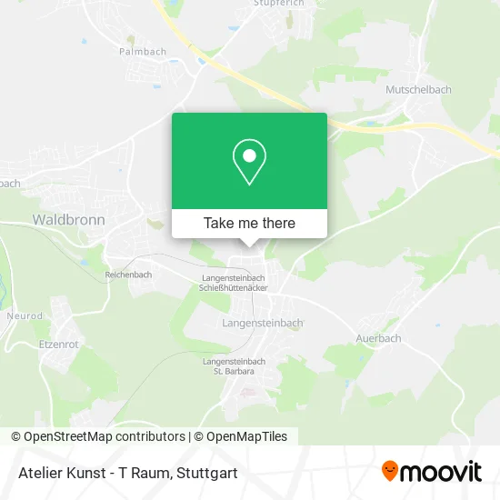 Карта Atelier Kunst - T Raum