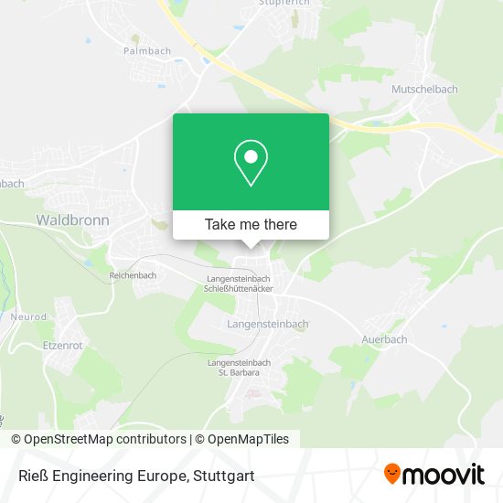 Rieß Engineering Europe map