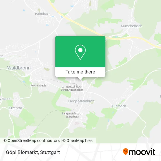 Карта Göpi Biomarkt