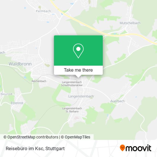 Reisebüro im Ksc map