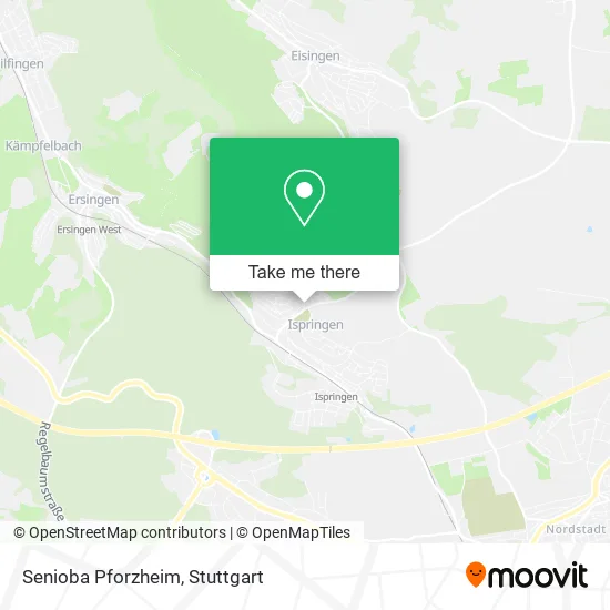 Карта Senioba Pforzheim