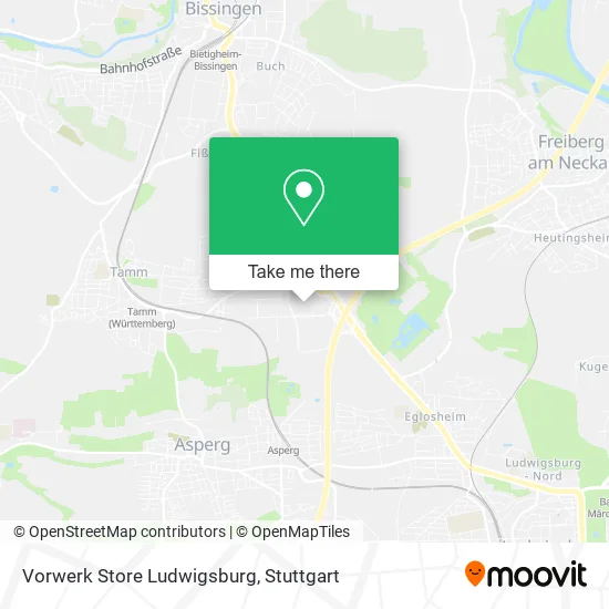 Карта Vorwerk Store Ludwigsburg