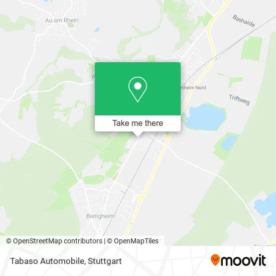 Tabaso Automobile map